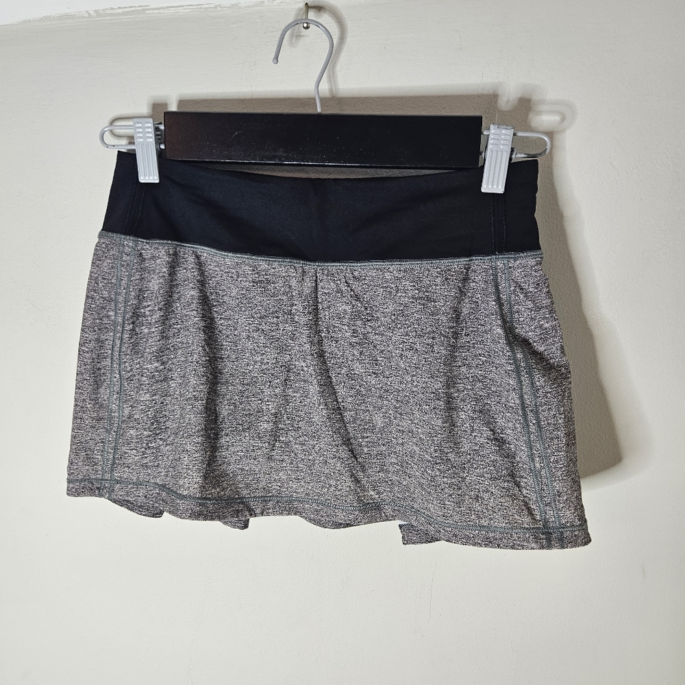 Lululemon Pace Rival Skirt (Regular) *No Panels 13" Heather Lux Multi Black 4 - Picture 2 of 6